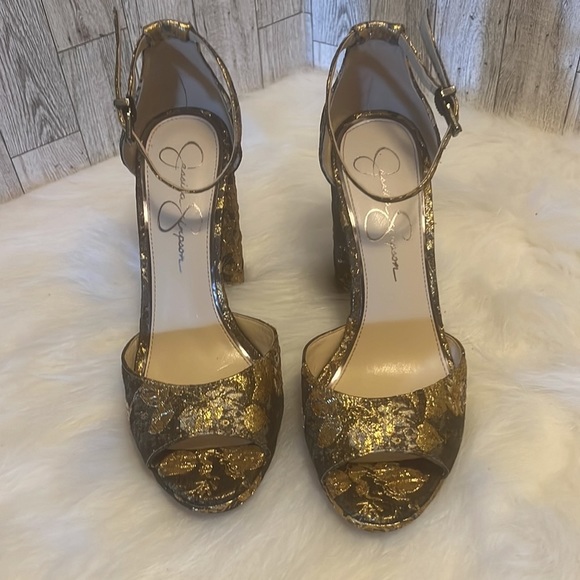 Sherron Sandal Heels From Jessica Simpson Size 7M - Picture 2 of 5
